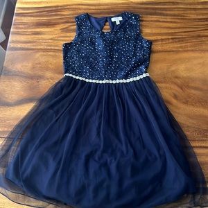 SPEECHLESS GIRL’S NAVY BLUE FORMAL DRESS HOLIDAY CHRISTMAS NEW YEAR’S SIZE 16